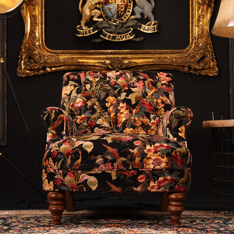 Archie Accent Chair in Hepworth Midnight Floral
