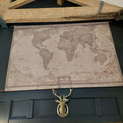 Hanging Canvas - World Map