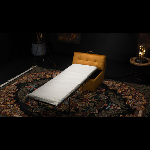 Cracker Footstool Bed in a Box in Velvet