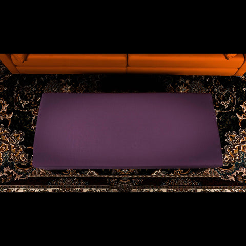 Blossom Garden Bench Footstool Out Door Purple Fabric