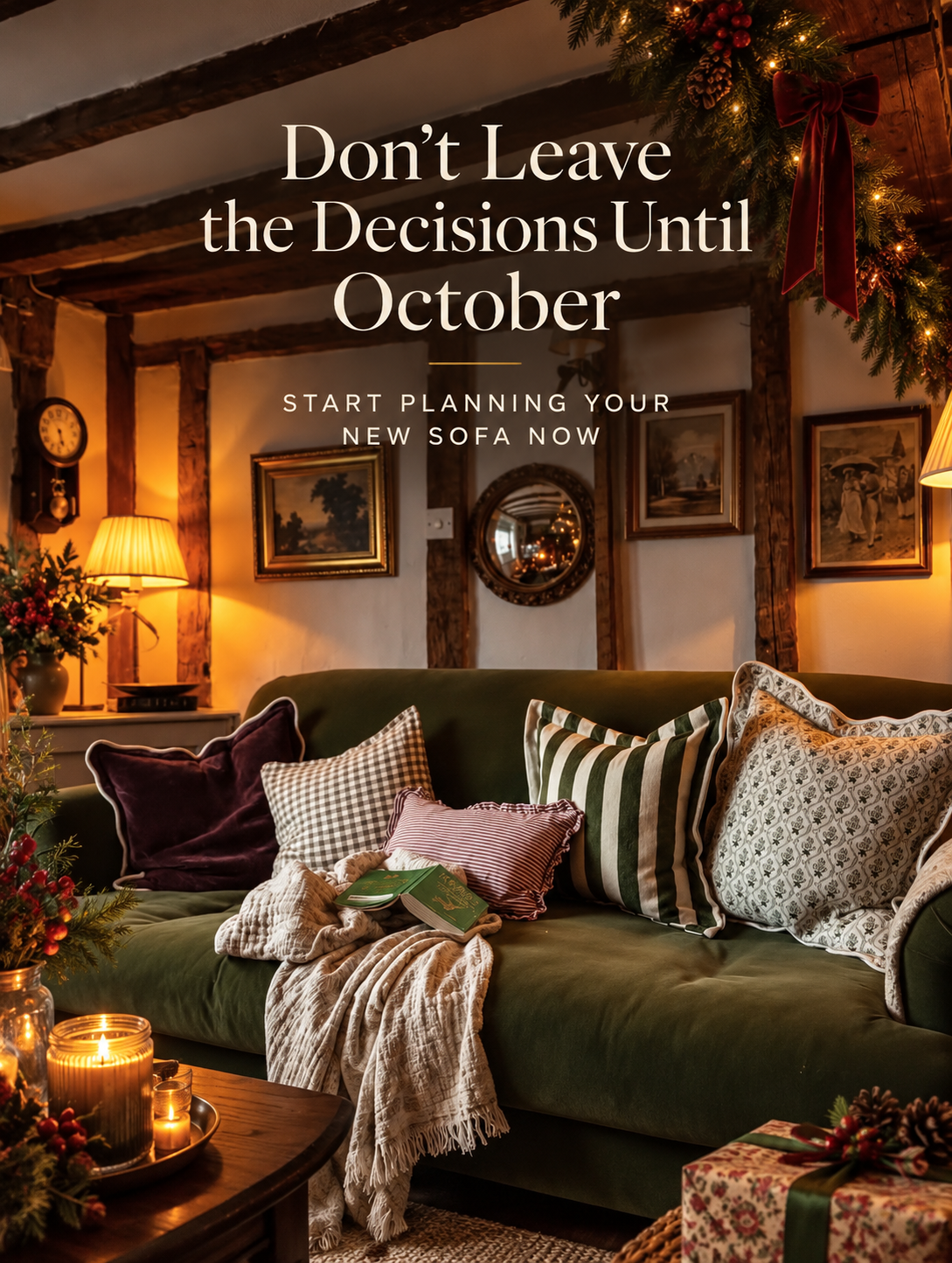 Don’t Leave the Decisions Until October: Start Planning Your New Sofa Now