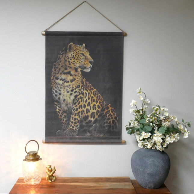 Small Leopard Canvas Wall Art