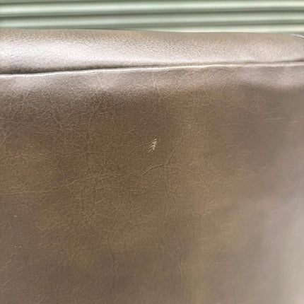 Highland Curved Chesterfield Bar Stool in Dark Green Leather - Ex Display
