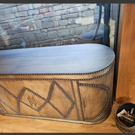 Aviator Sideboard Cabinet in Brass - Factory Seconds