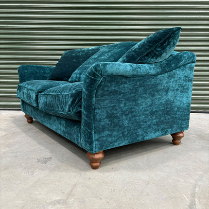 Bugsby 2 Seater Sofa in Sunshine Turquoise - Factory Seconds