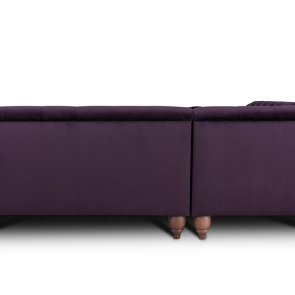 Oskar Italia Chesterfield in Plush Velvet