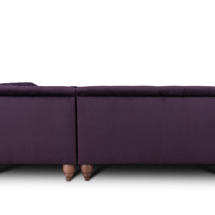 Oskar Italia Chesterfield in Plush Velvet