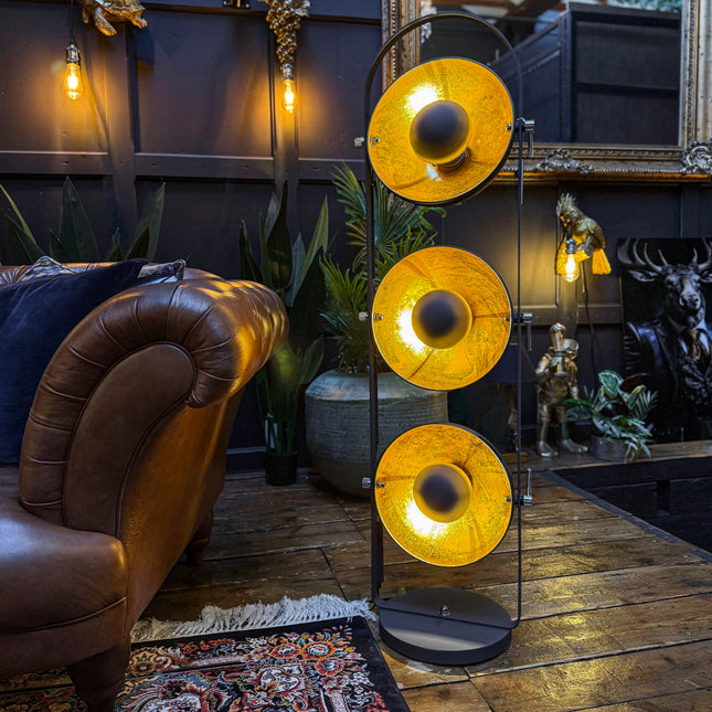 3-Light Vertical Spotlight Floor Lamp - Clearance