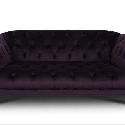 Oskar Italia Chesterfield in Plush Velvet