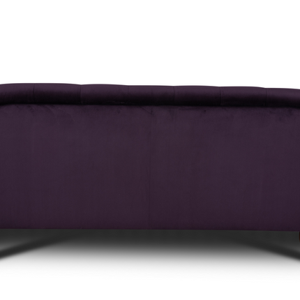 Oskar Italia Chesterfield in Plush Velvet