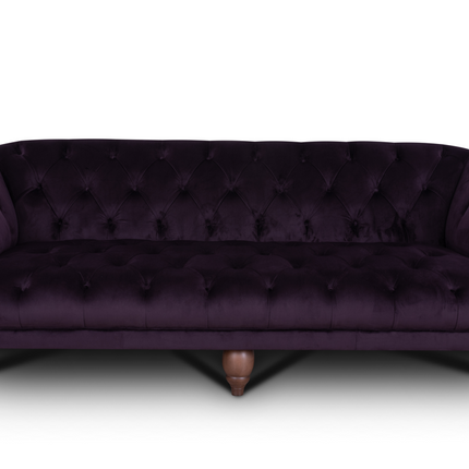 Oskar Italia Chesterfield in Plush Velvet