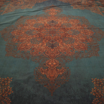 Vintage Teal Rug (Various Sizes)