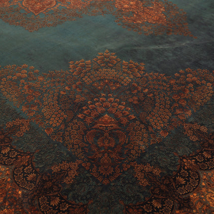 Vintage Teal Rug (Various Sizes)