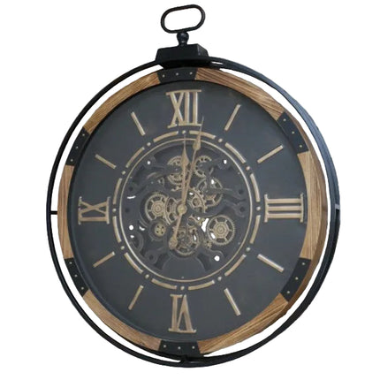 Moving Gears Clock with Cogs