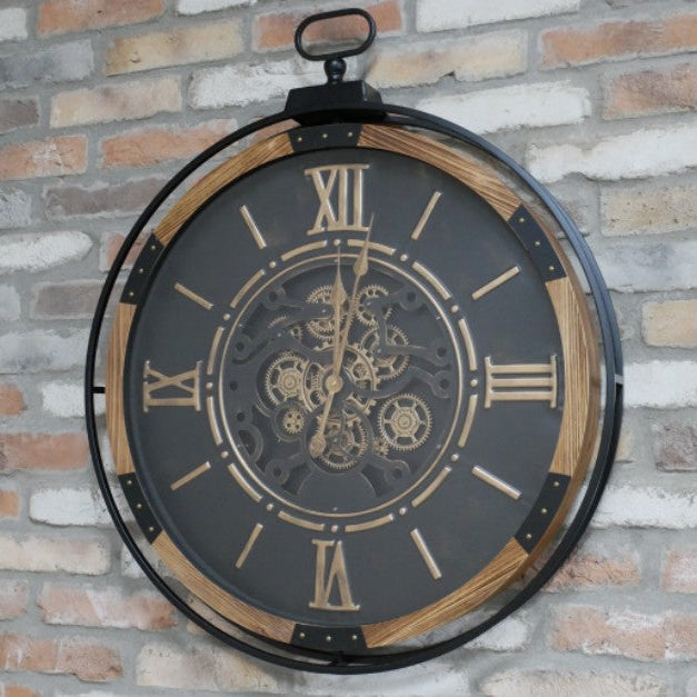 Moving Gears Clock with Clogs