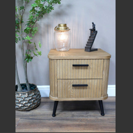 Small Wooden Bedside Cabinet