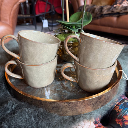 Set of 4 Ceramic Mugs