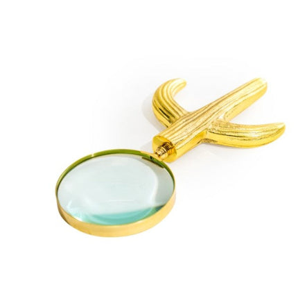 Gold Cactus Magnifying Glass