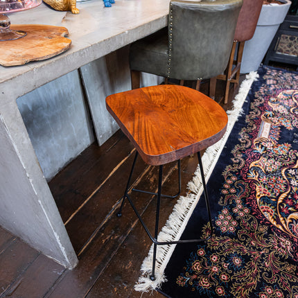 Acacia Wooden Bar Stool - Clearance