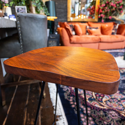 Acacia Wooden Bar Stool - Clearance