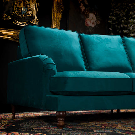 Albert Right Hand Facing Chaise Sofa Velvet