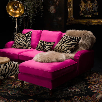 Albert Right Hand Facing Chaise Sofa Velvet