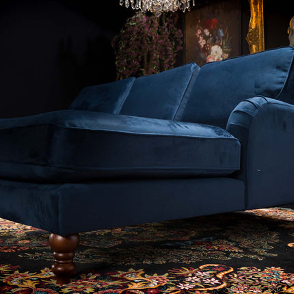 Albert Right Hand Facing Chaise Sofa Velvet