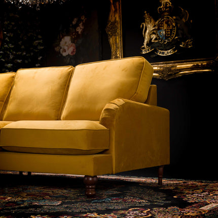 Albert Right Hand Facing Chaise Sofa Velvet