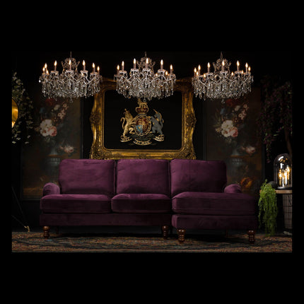 Albert Right Hand Facing Chaise Sofa Velvet