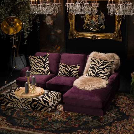 Albert Right Hand Facing Chaise Sofa Velvet