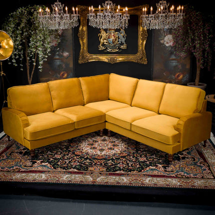 Albert 2 Corner 2 Sofa Velvet