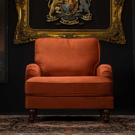 Albert Armchair in Plush Velvet