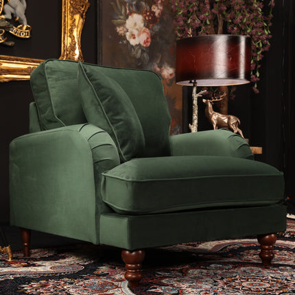 Albert Armchair in Plush Velvet