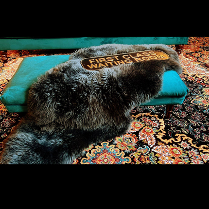 Albert Footstool in Plush Velvet