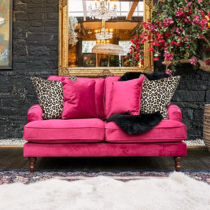 Albert in Plush Cerise Velvet