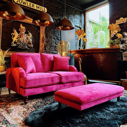 Albert in Plush Cerise Velvet