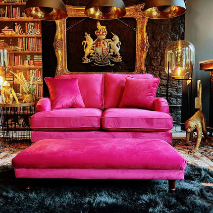 Albert in Plush Cerise Velvet