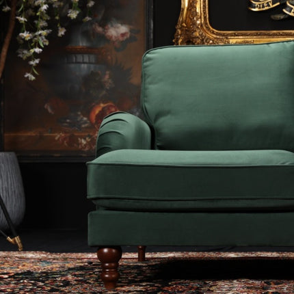 Albert Left Hand Facing Chaise Sofa Velvet