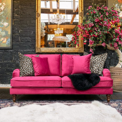 Albert in Plush Cerise Velvet