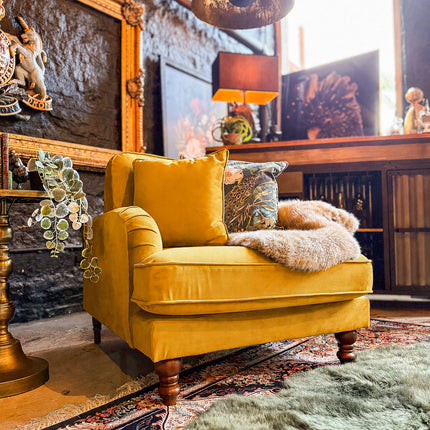 Albert Armchair in Plush Velvet