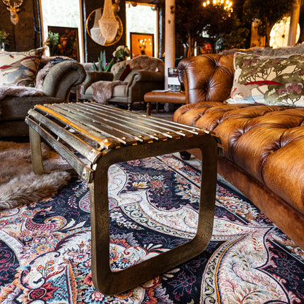 Aluminium Antique Gold Bench