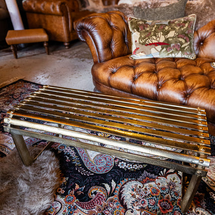 Aluminium Antique Gold Bench