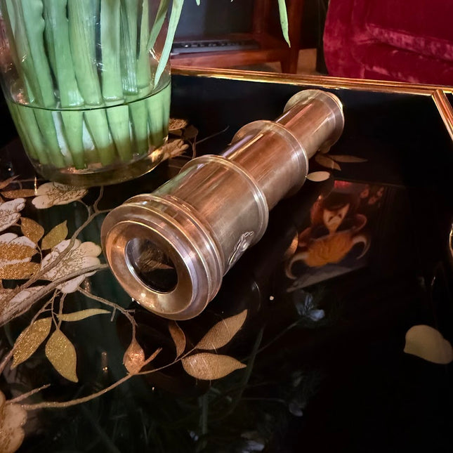 Antique Brass Extendable Telescope - New