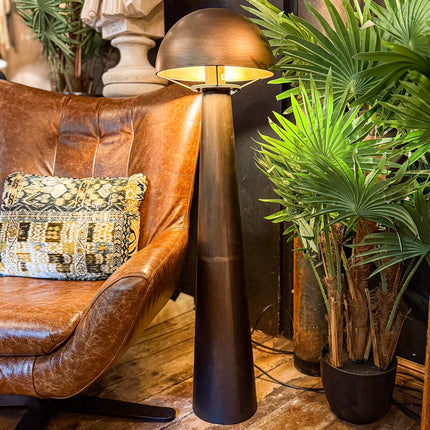 Antique Bronze Mushroom Floor Lamp
