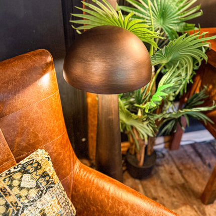 Antique Bronze Mushroom Floor Lamp