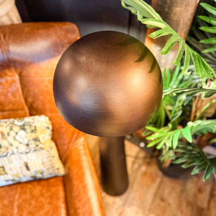 Antique Bronze Mushroom Floor Lamp