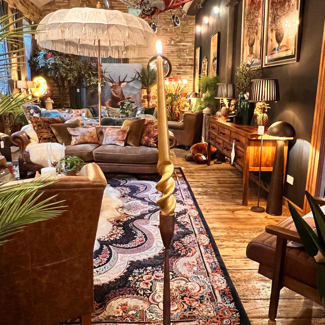 Antique Floor Standing Candle Holder - Clearance