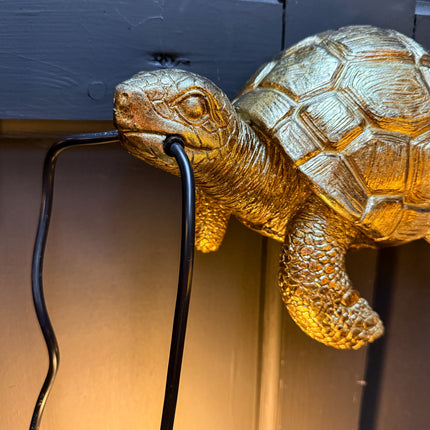 Antique Gold Turtle Wall Lamp