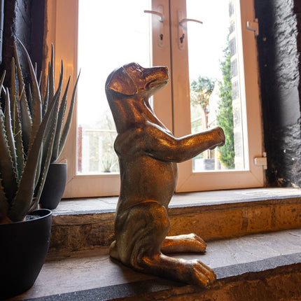 Antique Helpful Hound Umbrella Stand - New