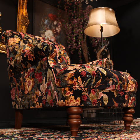 Archie Accent Chair in Hepworth Midnight Floral